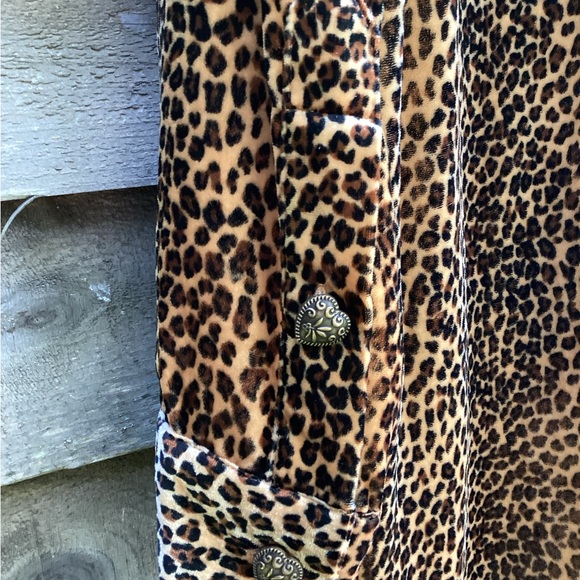 The Kooples Paris Leopard Print Button-Down Top, Size Medium (Euro Size 2) - Picture 5 of 7